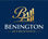 Benington Accountants logo on a blue background